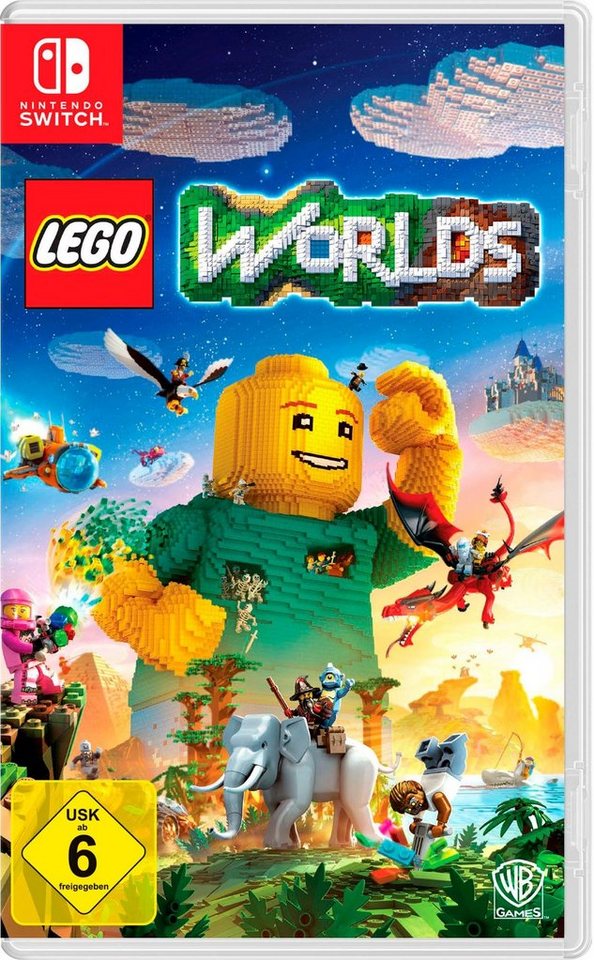 Lego Worlds Nintendo Switch, Software Pyramide, Mit der  Online-Mehrspielerfunktion kannst du die Welten von Freunden