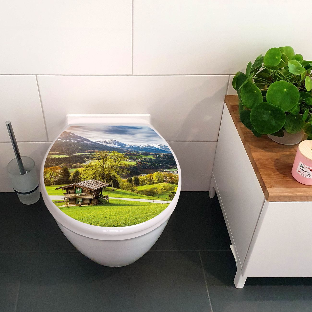 banjado WC-Sitz mit Absenkautomatik Motiv Berchtesgadener Land (umweltfreun günstig online kaufen