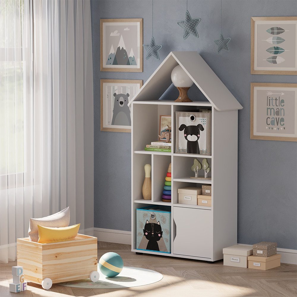 Vicco Bücherregal Estell, Weiß, 71 x günstig online kaufen