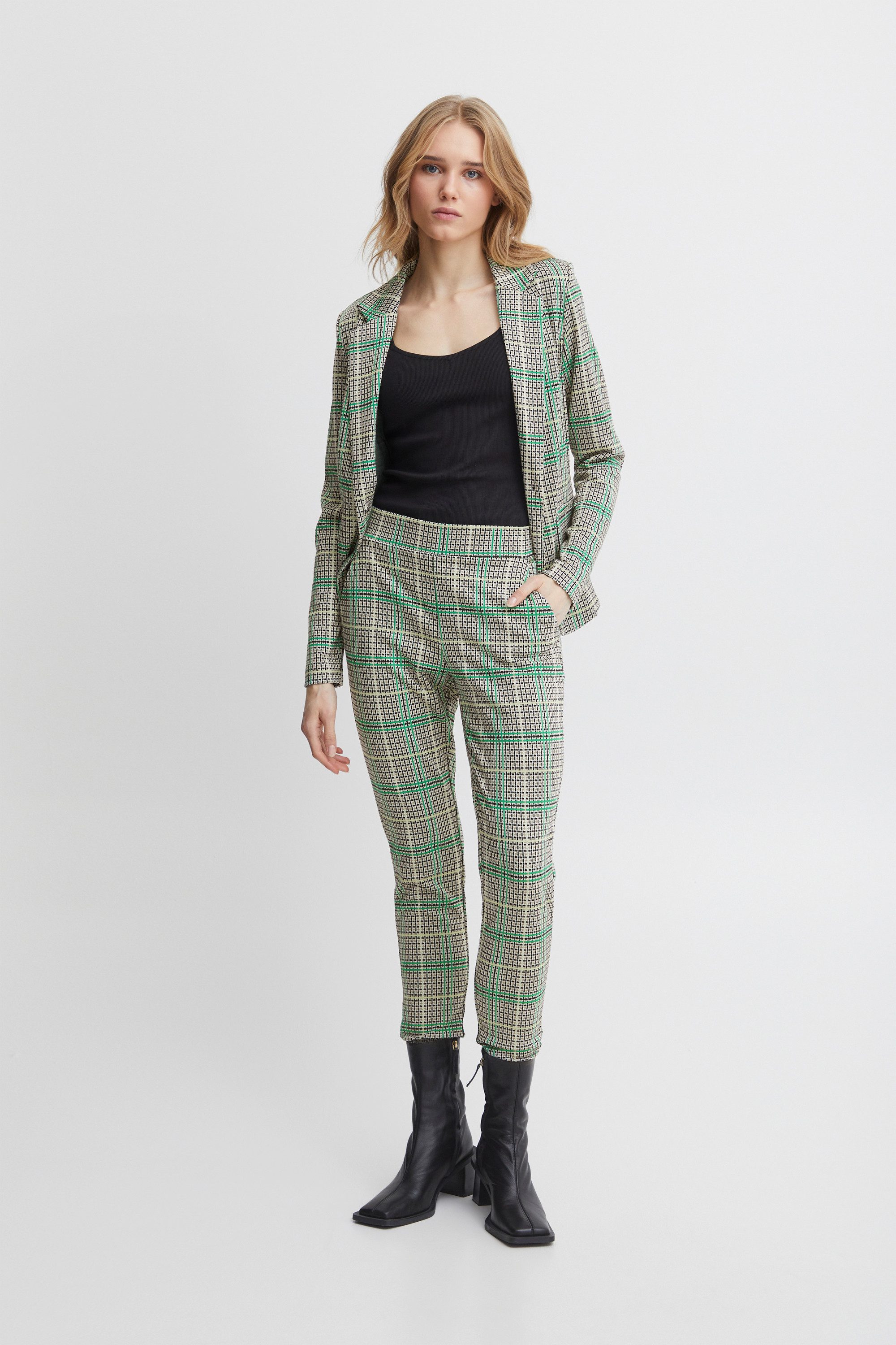 ICHI Caprihose IHKATE CHECK2 PA