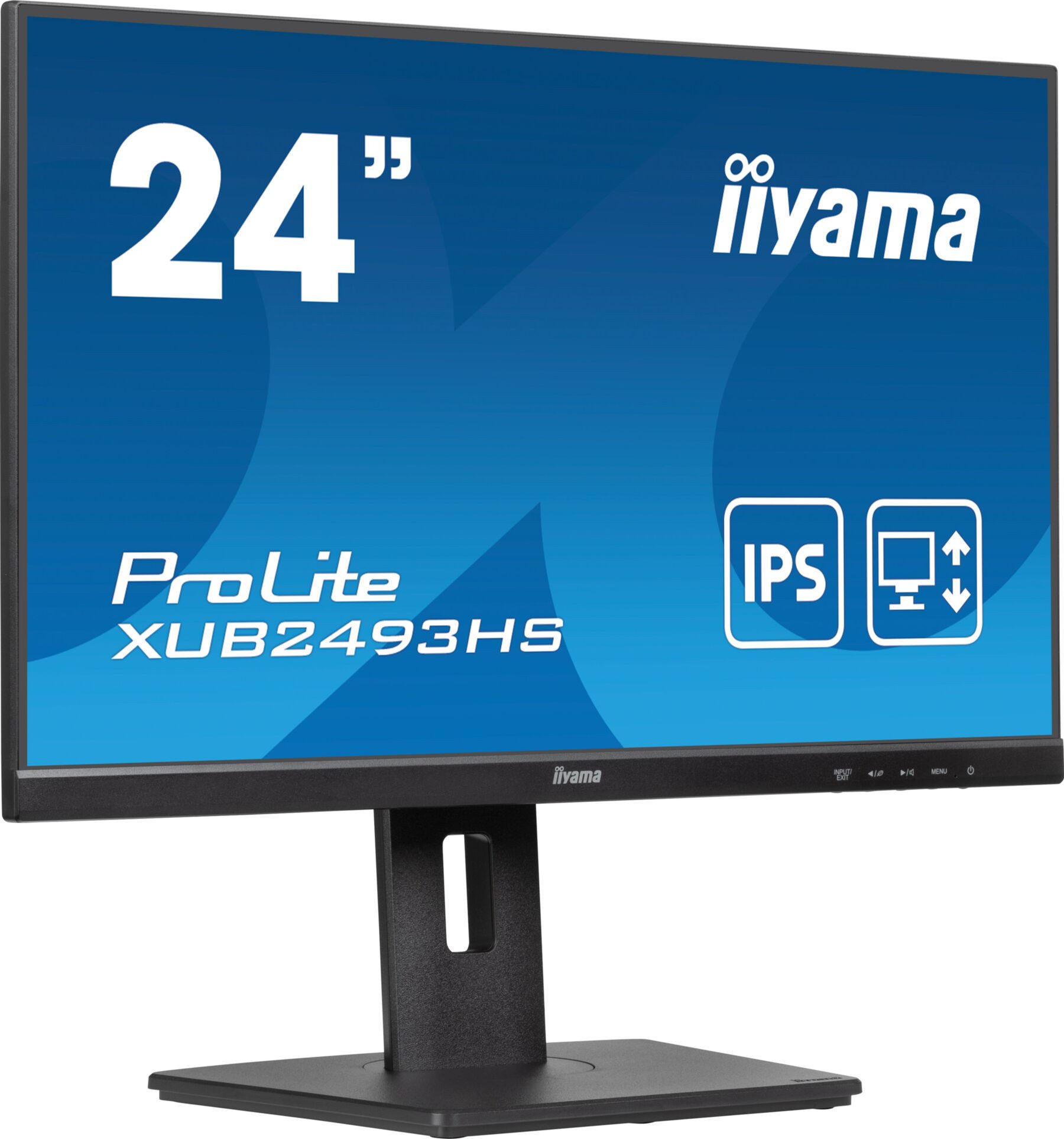 Iiyama XUB2493HS-B6 LED-Monitor (61 cm/24 ", 1920 x 1080 px, Full HD, 0,5 ms Reaktionszeit, 100 Hz, IPS-LED)