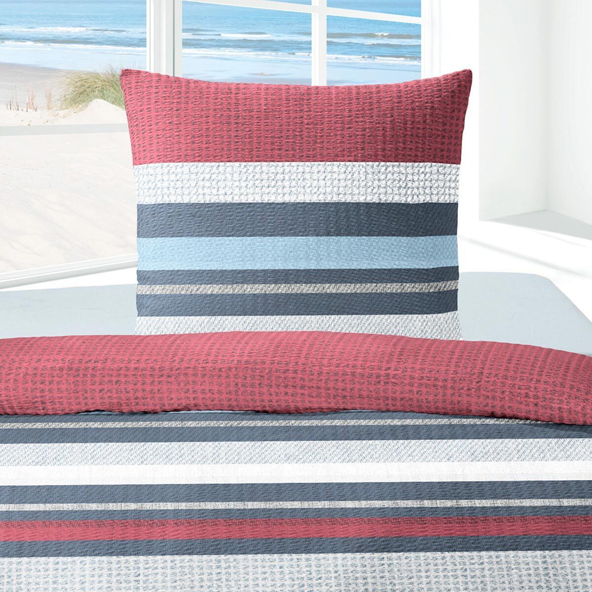 TRAUMSCHLAF Bettwäsche Striped, Seersucker, 2 teilig, günstig online kaufen