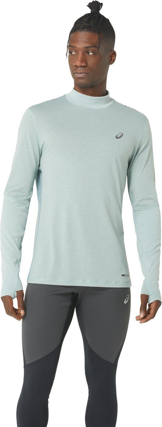 Asics Laufshirt METARUN MOCK NECK LS TOP OCEAN HAZE/FOGGY TEAL