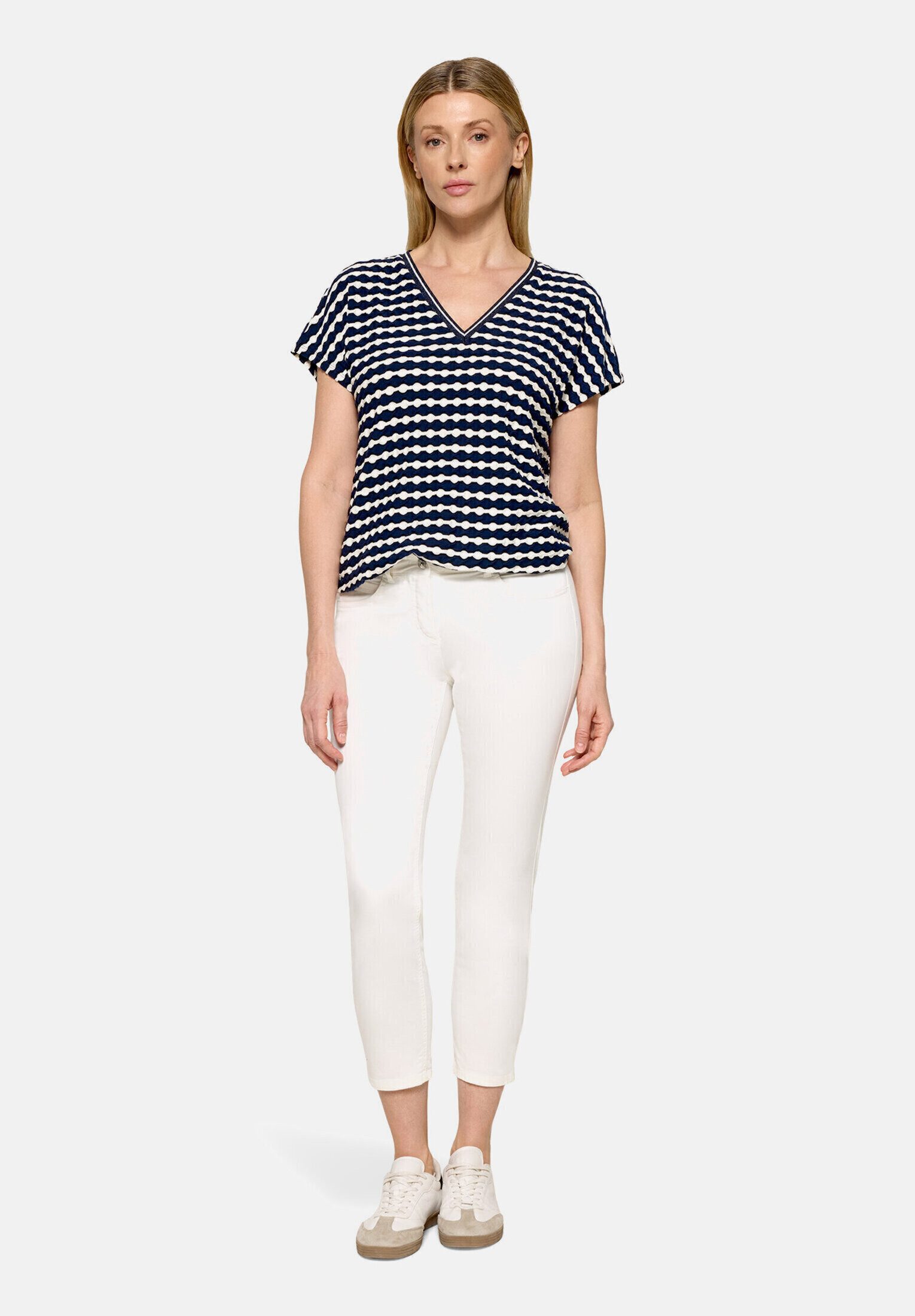 Betty Barclay Kurzarmshirt Damen mit Tunnelzug (1-tlg)