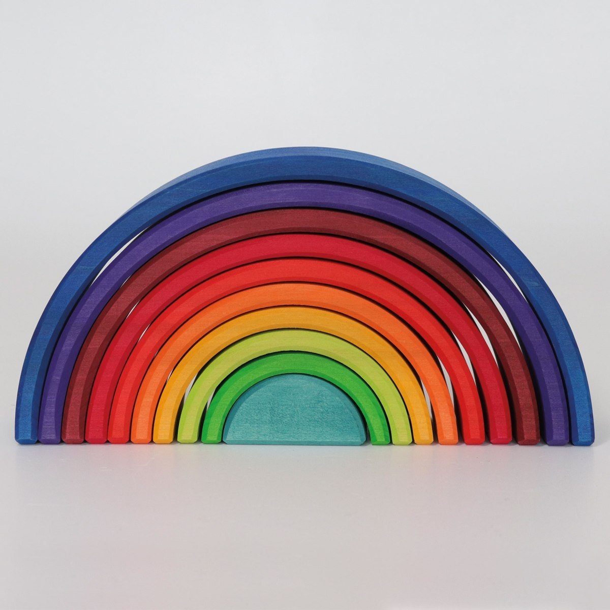 Regenbogen Zahlenland 10 Teile Holzspielzeug Stapelsteine Spielbausteine