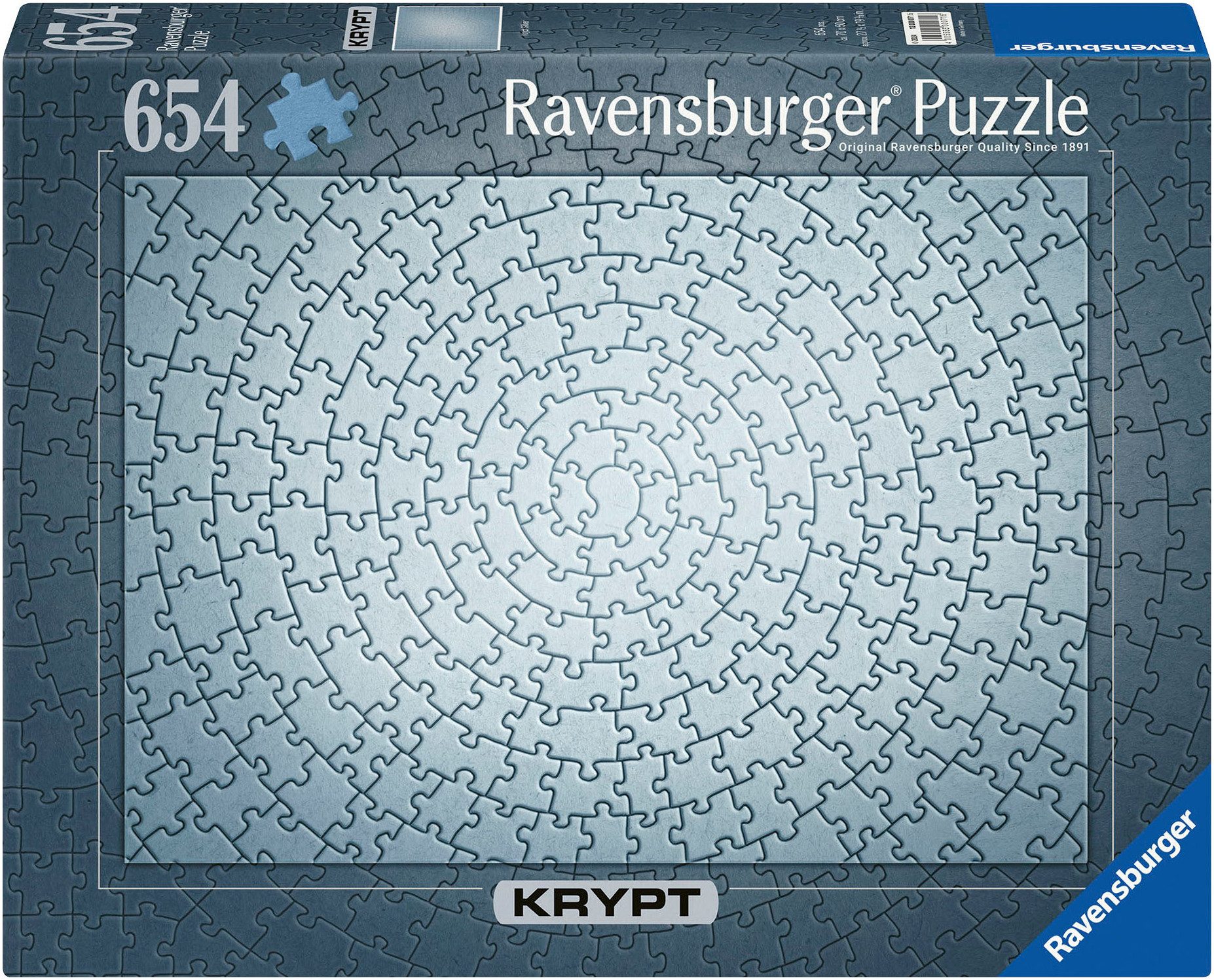 Ravensburger Puzzle Krypt silber, 654 Puzzleteile, günstig online kaufen