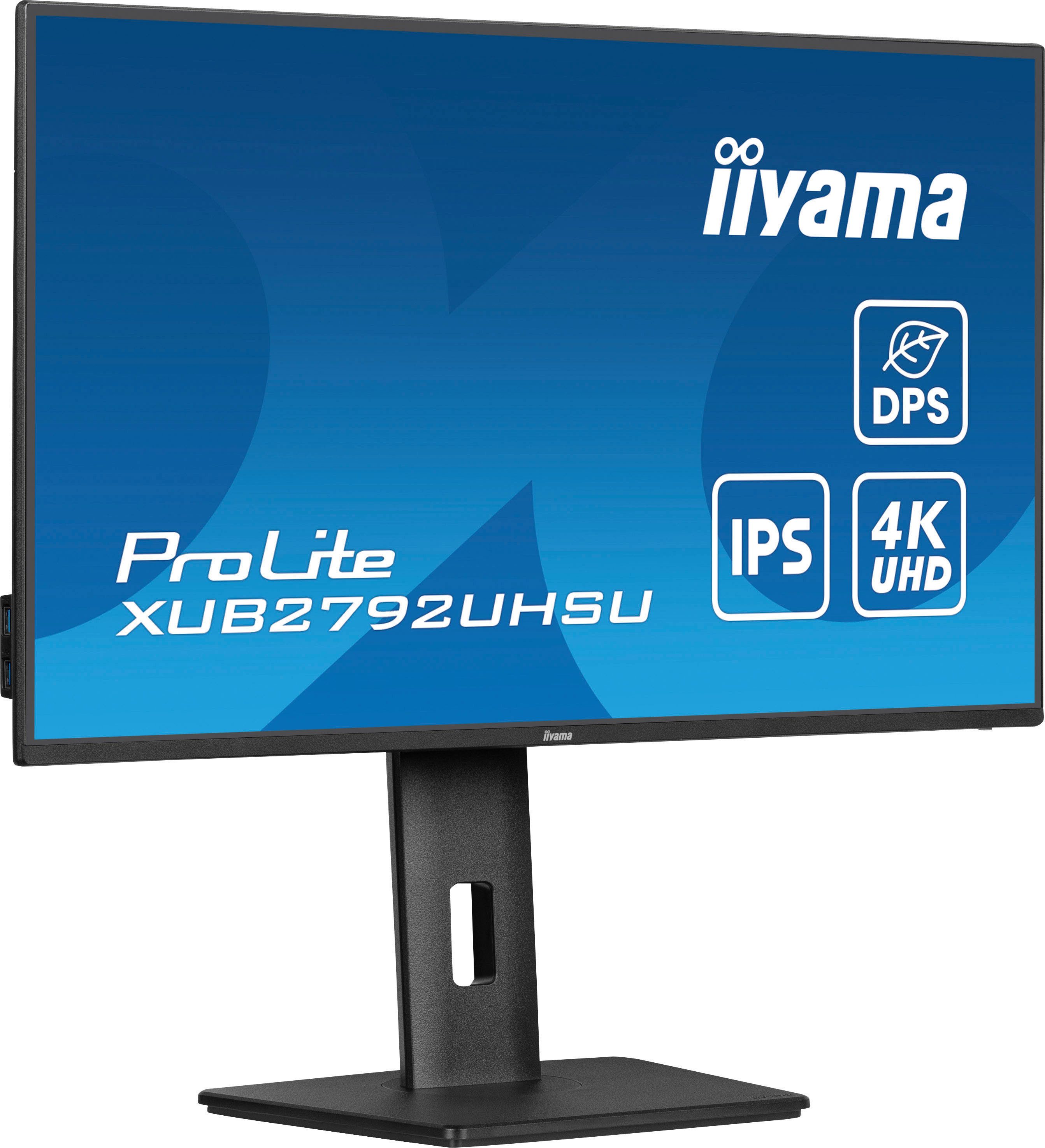 Iiyama XUB2792UHSU-B6 LED-Monitor (69 cm/27 ", 3840 x 2160 px, 4K Ultra HD, 4 ms Reaktionszeit, 60 Hz, IPS)