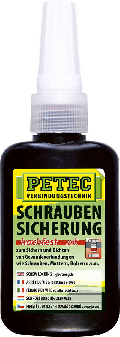Petec Schrauben-Set Petec Schraubensicherung 250g rot 920250