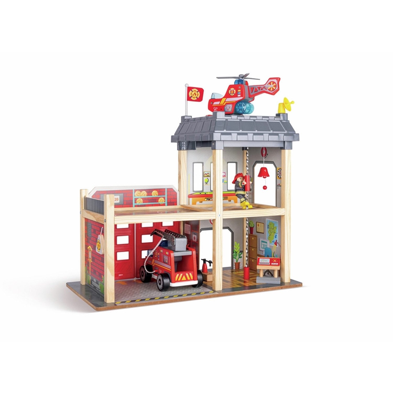 Hape Spielwelt E3023 Großstadt-Feuerwache – Bild 5 von 5