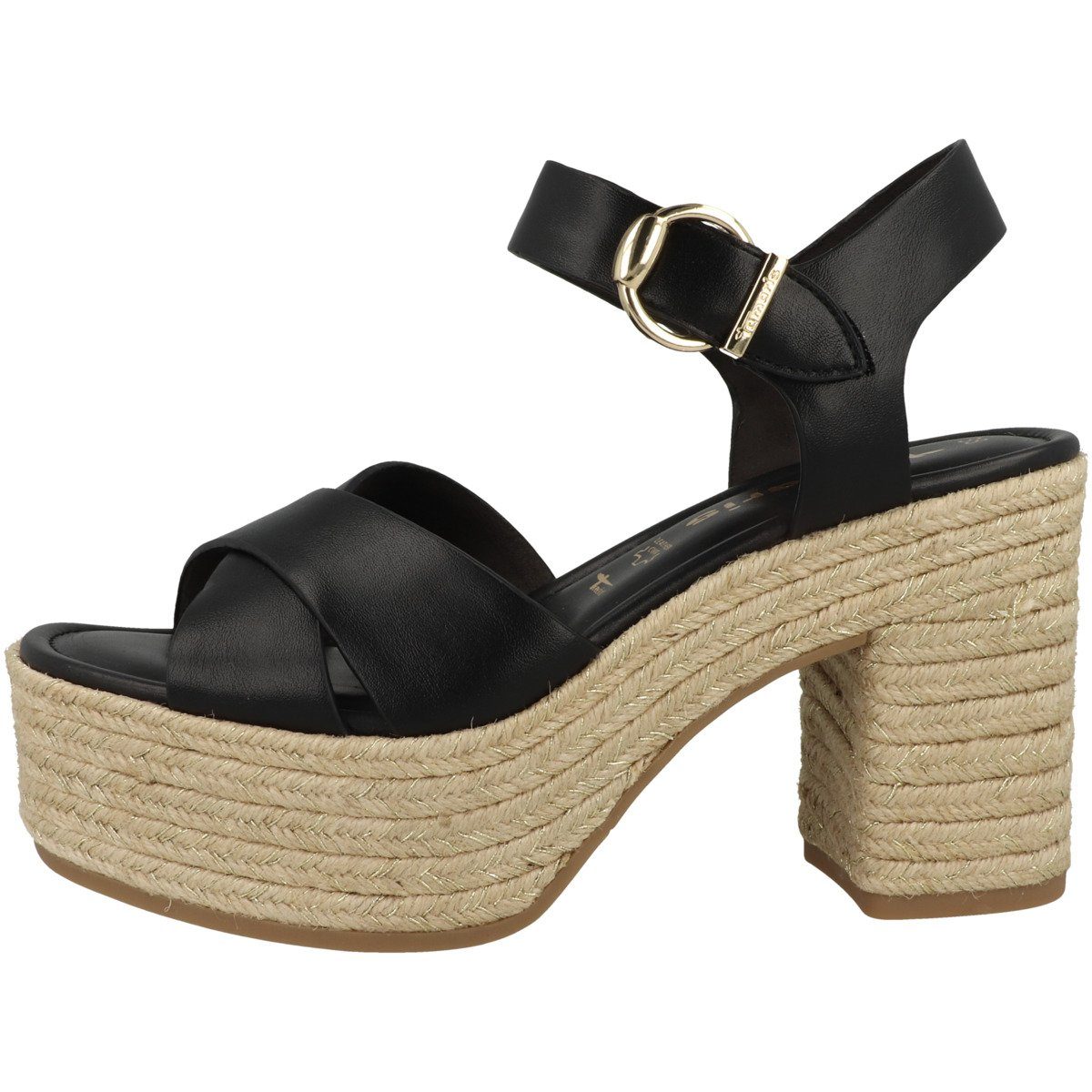 Tamaris Damen Sandaletten Aus Leder – Mit 5,5 Cm Absatz, Spitzer Spitze