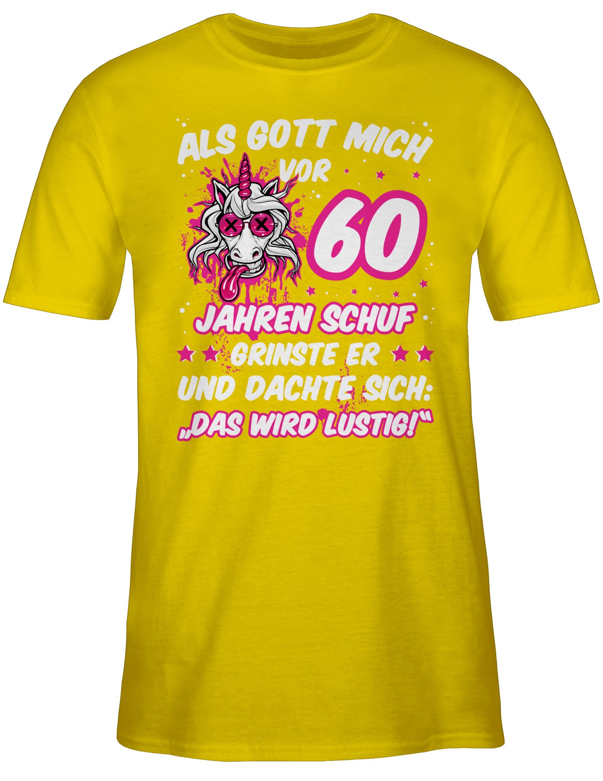 Shirtracer T-Shirt Als Gott mich vor günstig online kaufen