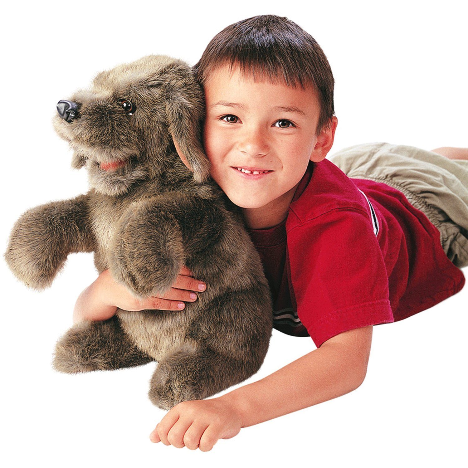 Folkmanis Handpuppen Handpuppe Folkmanis Handpuppe Hund sitzend 2006 (Packung)