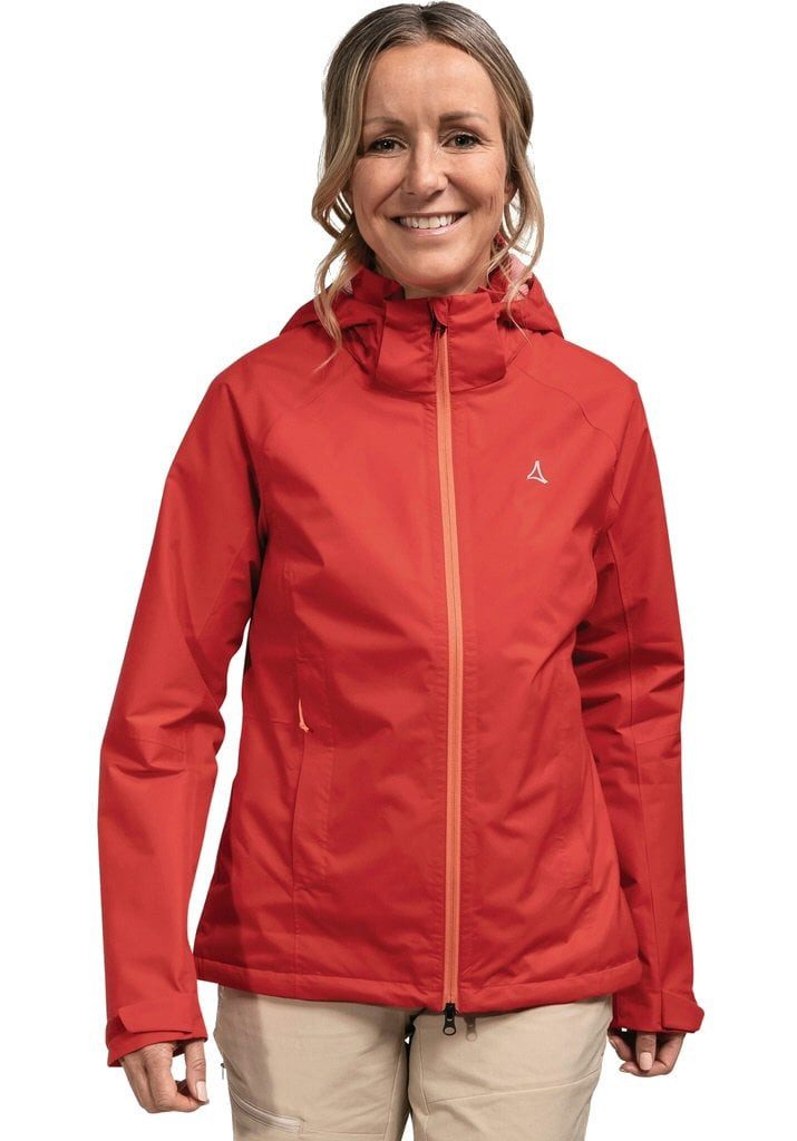 Schöffel Regenjacke Easy XT (leicht, wasserdicht, winddicht) rot Damen
