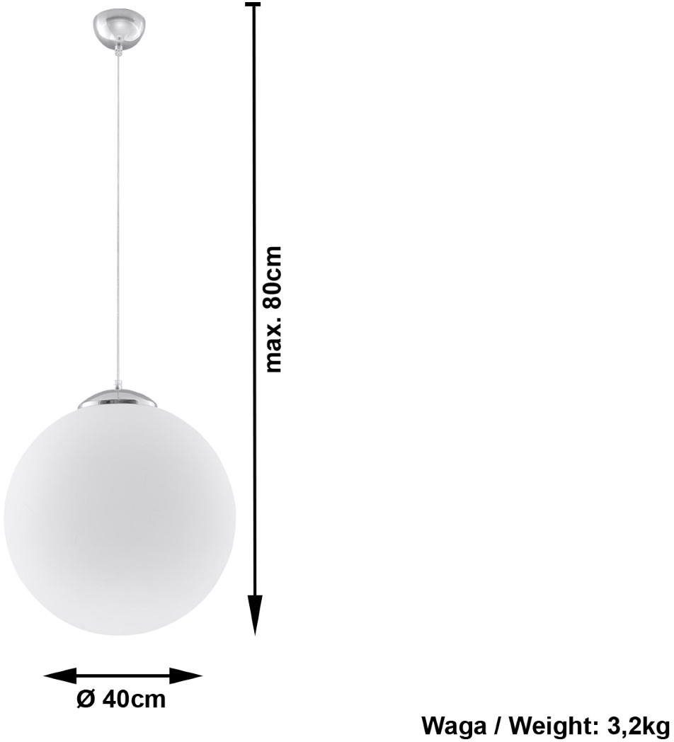 Hängeleuchte, ohne Leuchtmittel, Hängelampe Pendelleuchte lighting UGO, SOLLUX