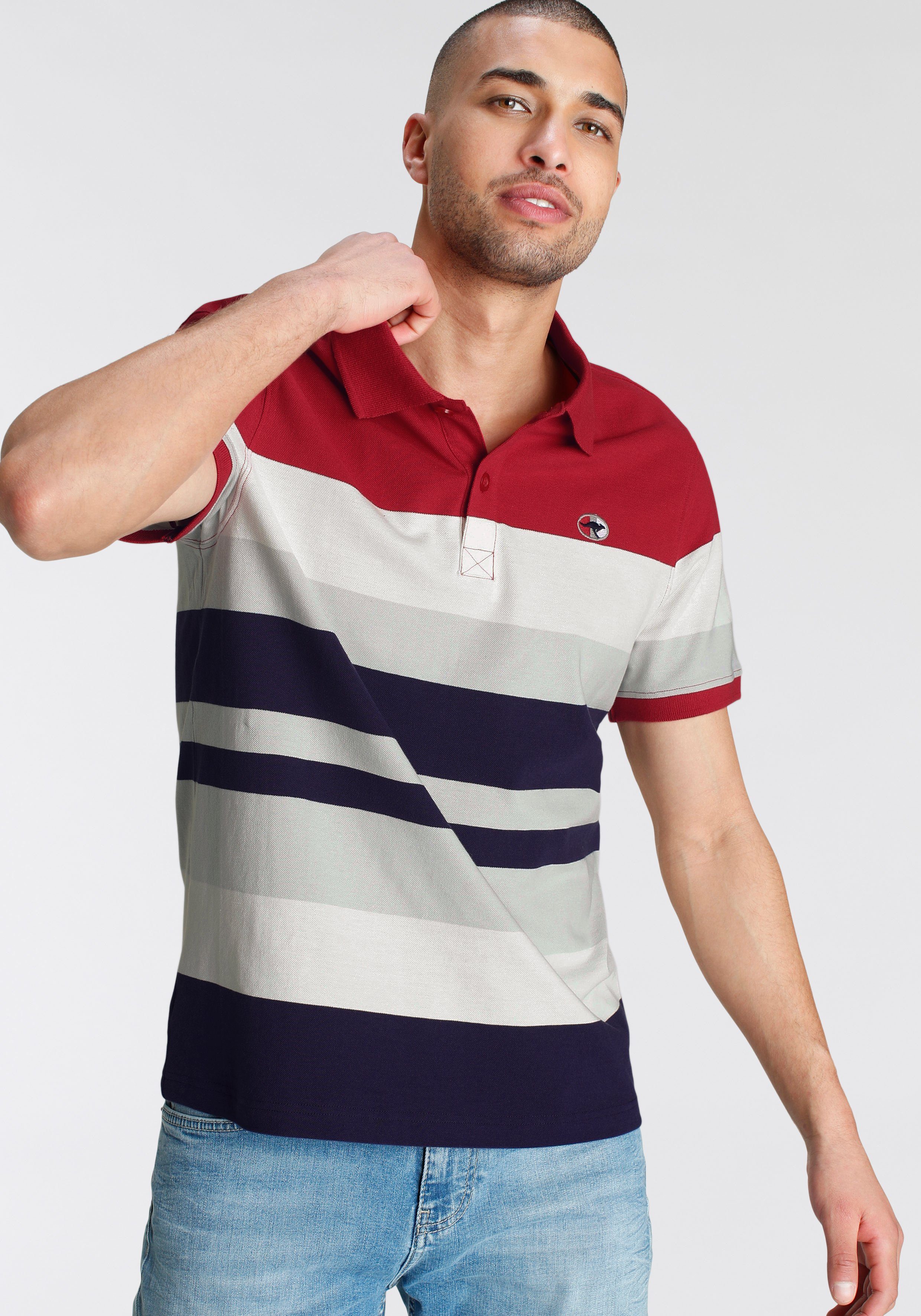 KangaROOS Poloshirt KangaROOS halbarm, Regular Fit, günstig online kaufen