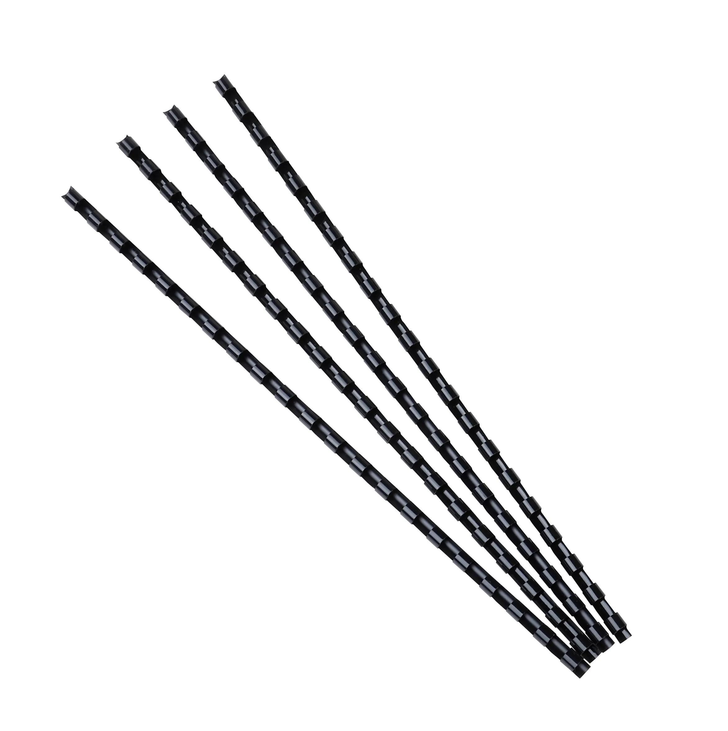 EXACOMPTA Bindegerät Schachtel + 100 Spiralen 6 mm PVC für die Bindung, A4, Schwarz, 75101E, Serodo