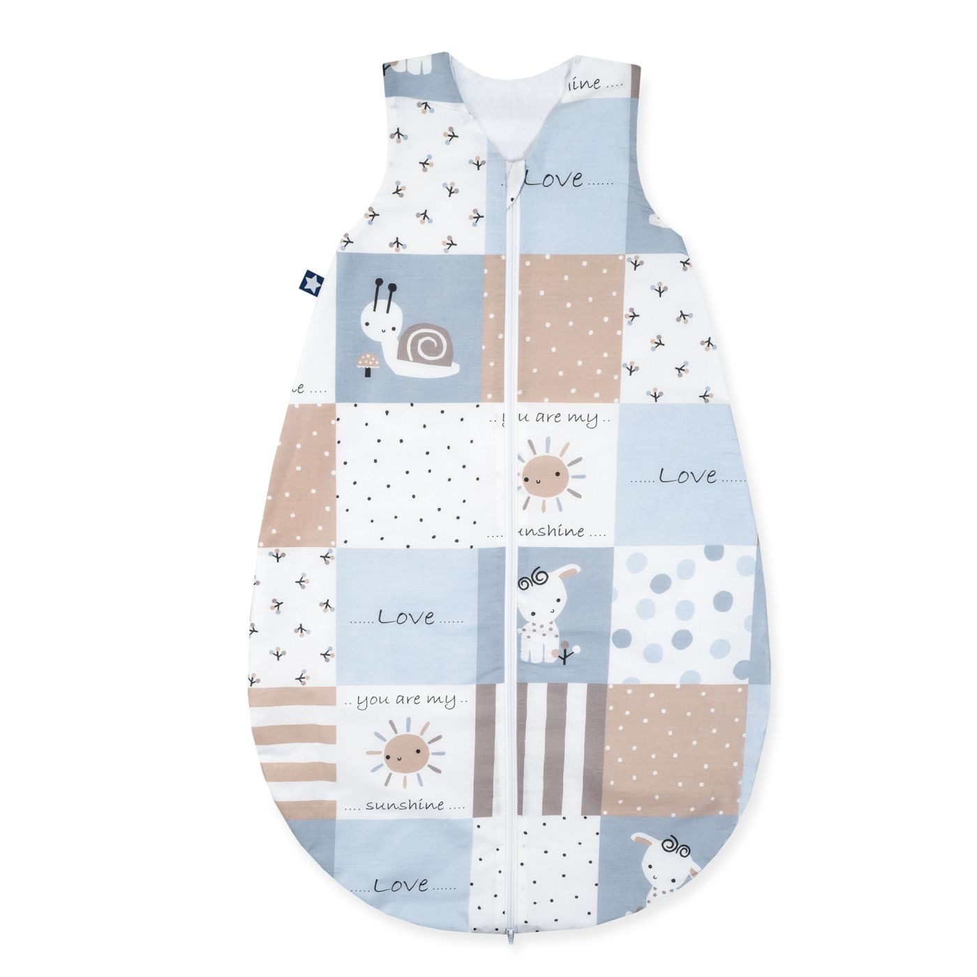 Babyschlafsack Patch blue Sommerschlafsack 110