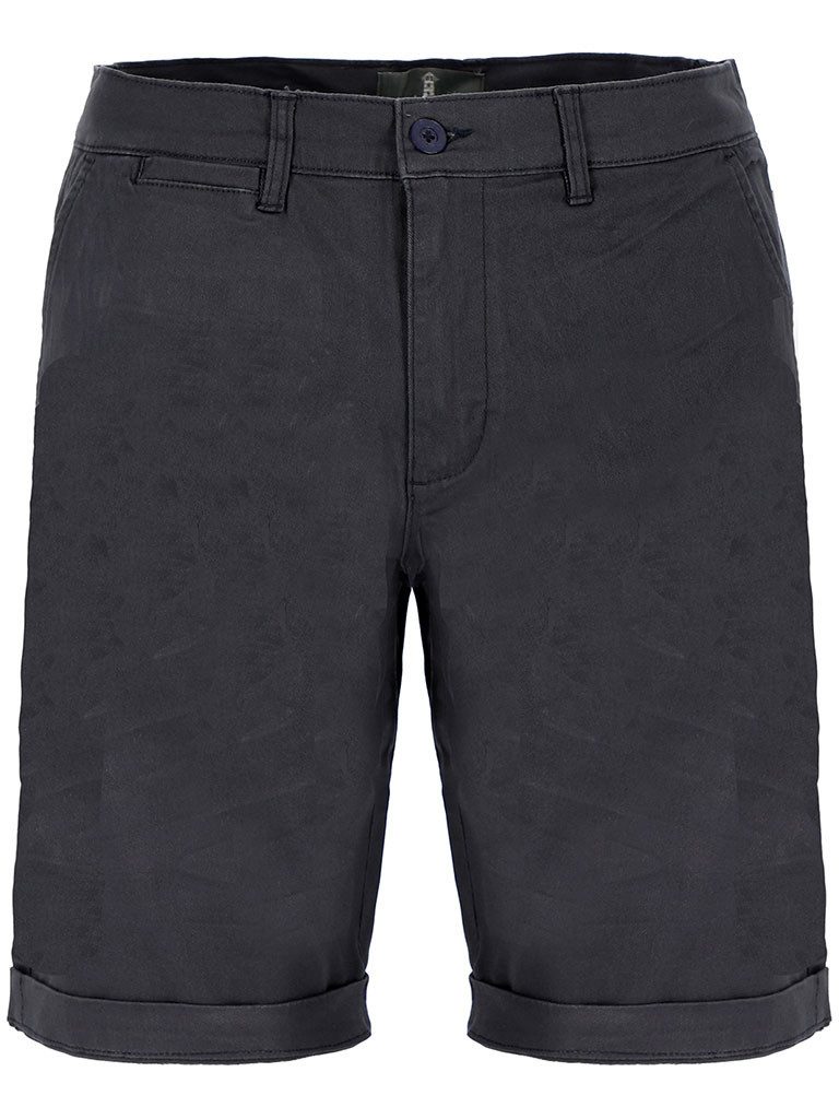 Leitfeuer Bermudas 20843 Herren Bermuda mit umgekrempeltem Hosensaum - Unifarbene Kurze Hose