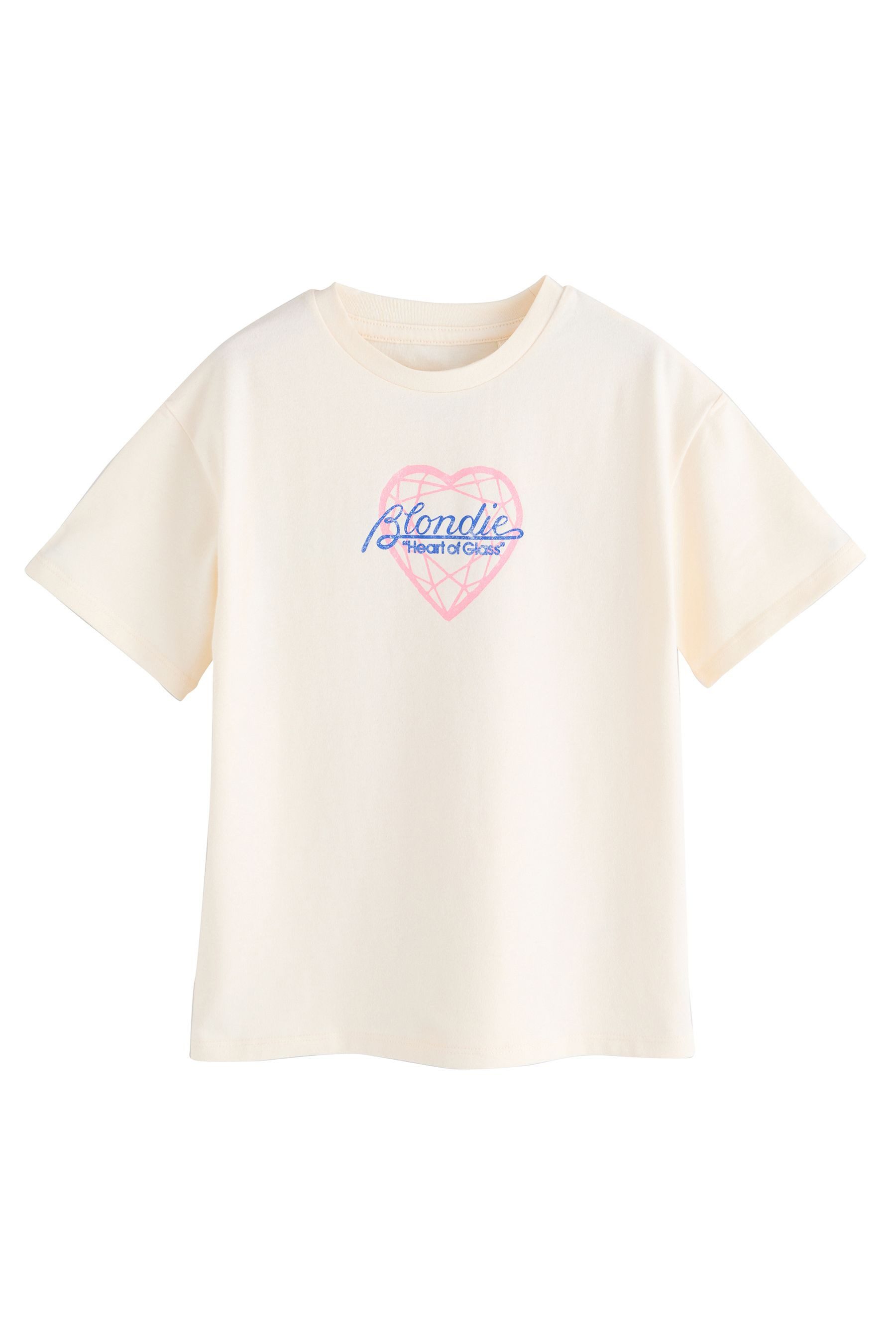 Next T-Shirt Blondie Übergroßes Band-T-Shirt 100 % Baumwolle (1-tlg)