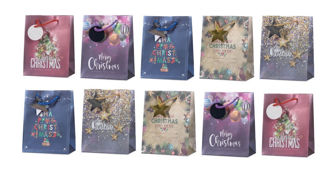 Geschenkbox Laro Geschenktaschen Geschenktüten Weihnachten 10/20/40/100stk Medium