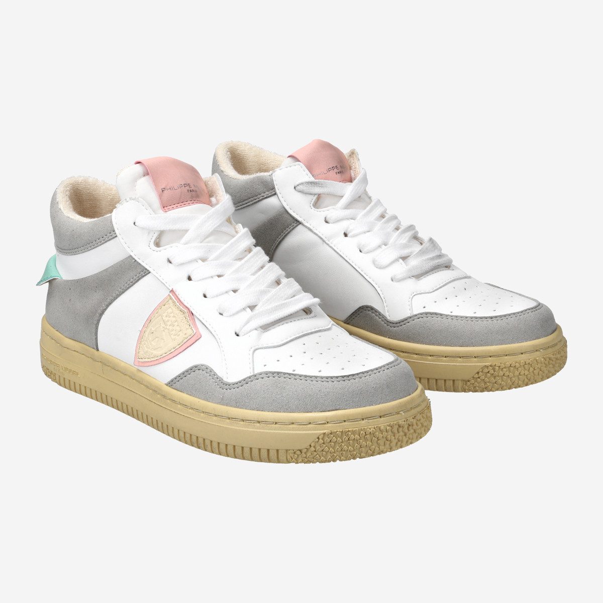 PHILIPPE MODEL Philippe Model LYON MID, Sneaker, Weiß,kombiniert, Damen Sneaker