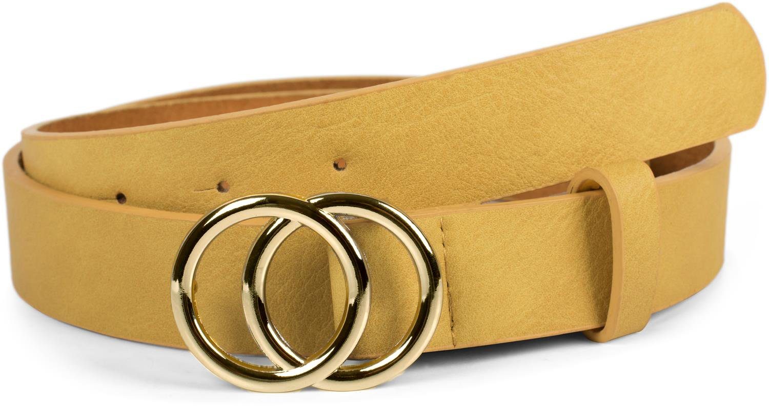 styleBREAKER Synthetikgürtel Gürtel mit Ringschnalle (1-St) günstig online kaufen