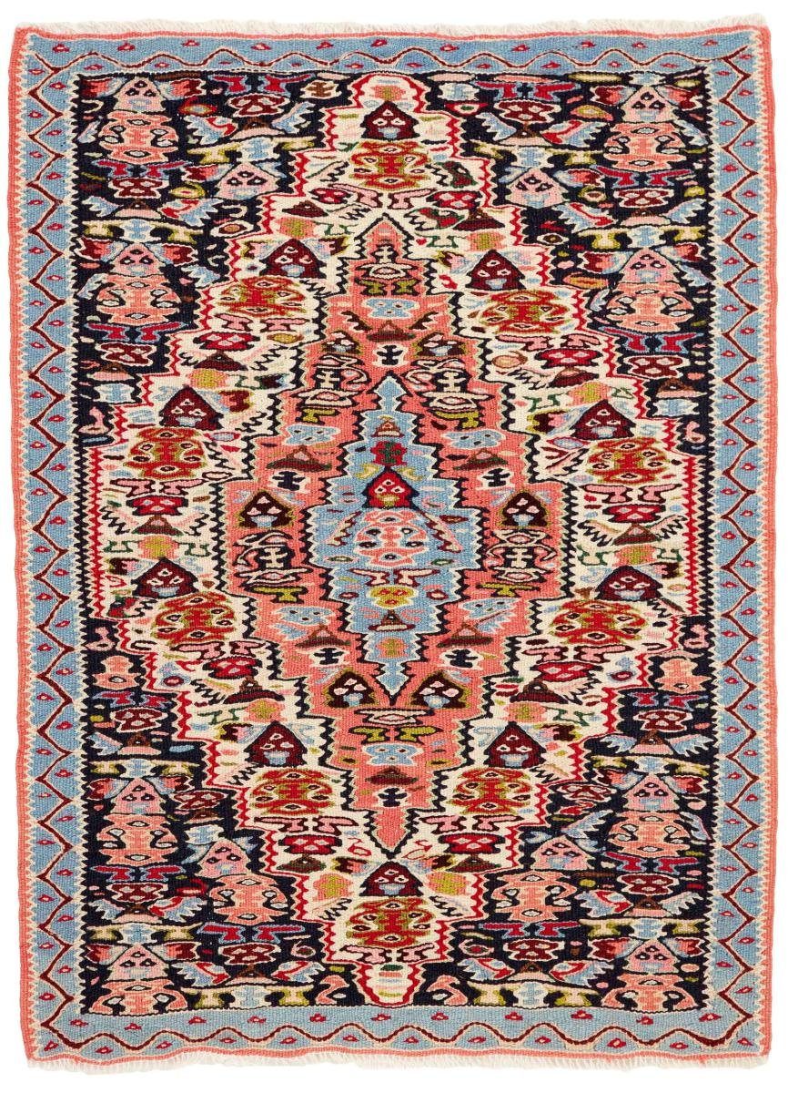 79x104 Kelim Nain rechteckig, 4 Trading, Höhe: Senneh Orientteppich / mm Orientteppich Handgeknüpfter Perserteppich,