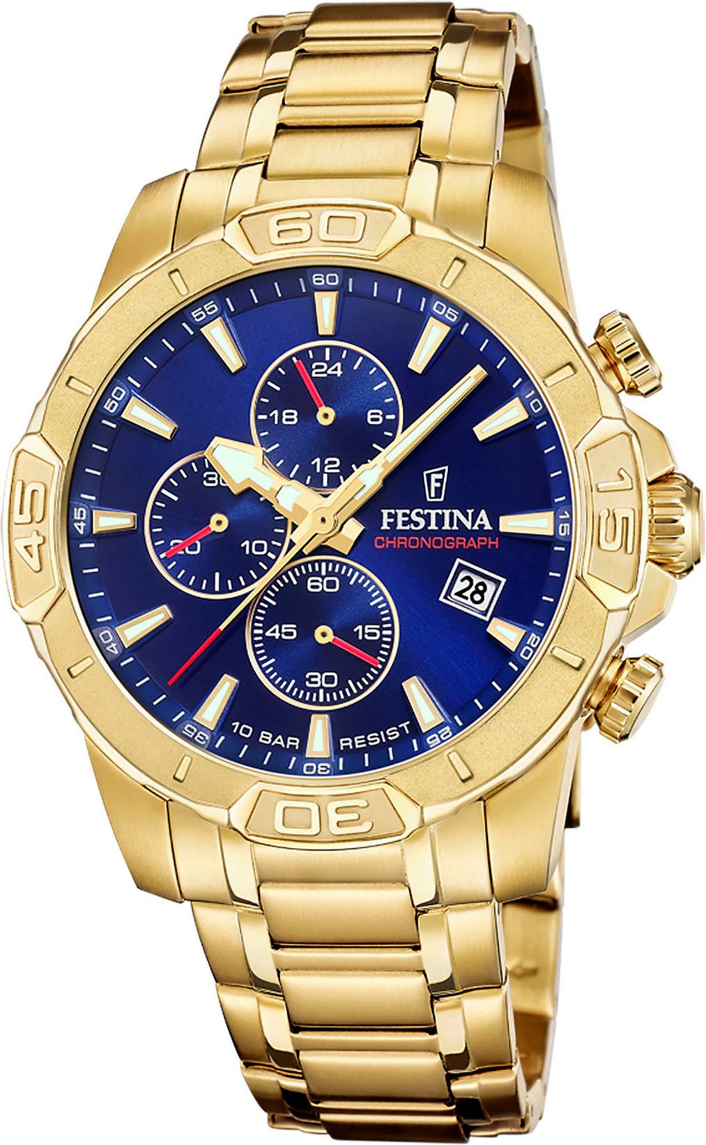 Festina Chronograph Timeless Chronograph F20705/3, Quarzuhr, günstig online kaufen