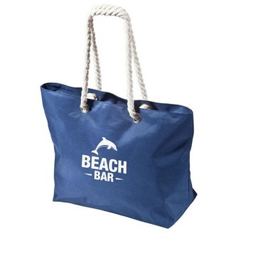 elasto Tragetasche Strandtasche "Miami Beach" mittel blau