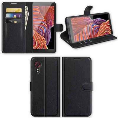 Wigento Handyhülle Für Samsung Galaxy Xcover 5 Handy Tasche Wallet Schutz Hülle Case Etui