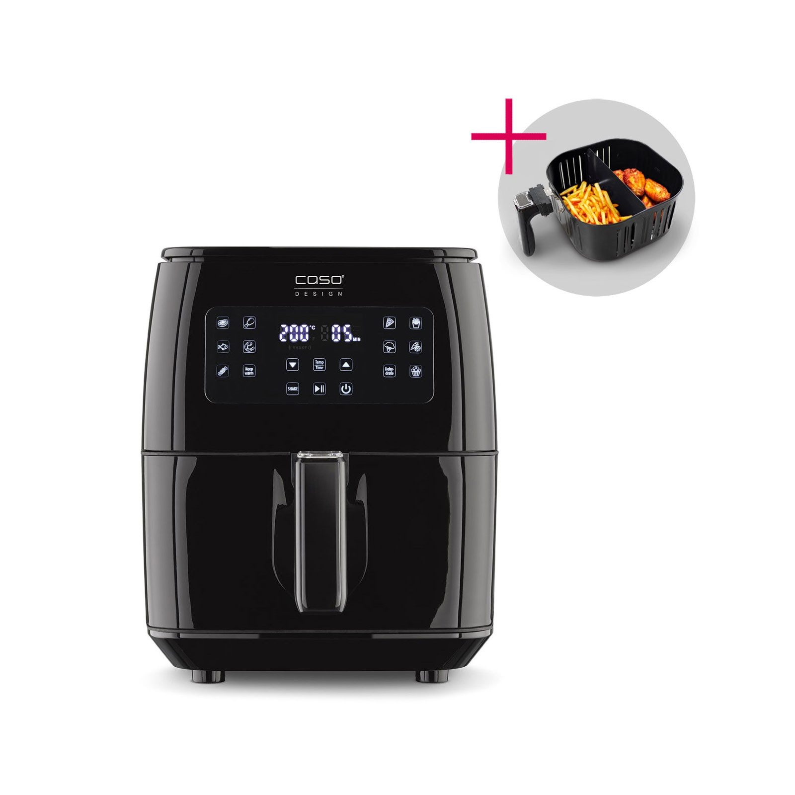 Caso Fritteuse 3181 AF 660, Rapid HeatControl, Even PowerConvection, 6 l Korbvolumen