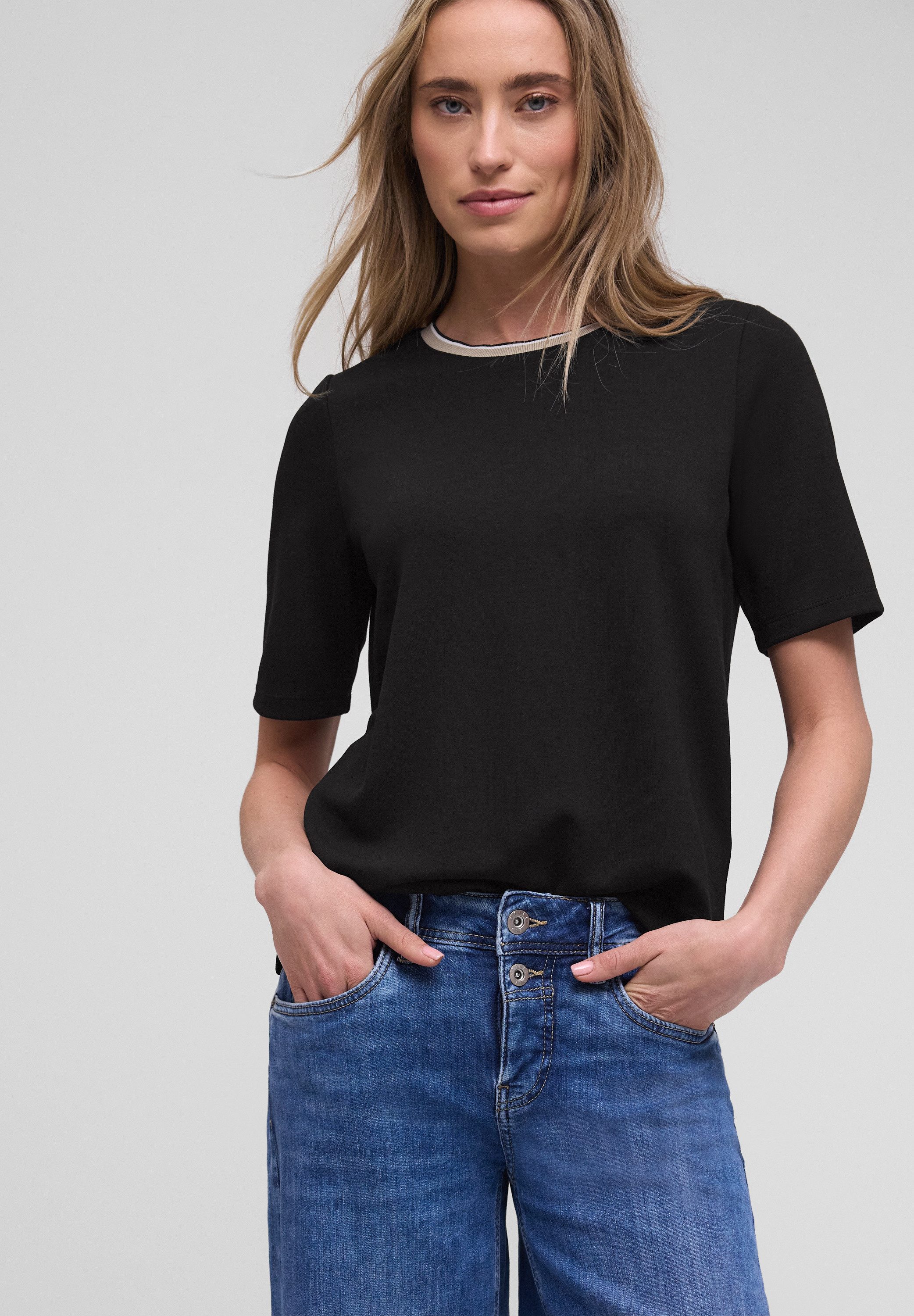 STREET ONE Rundhalsshirt günstig online kaufen