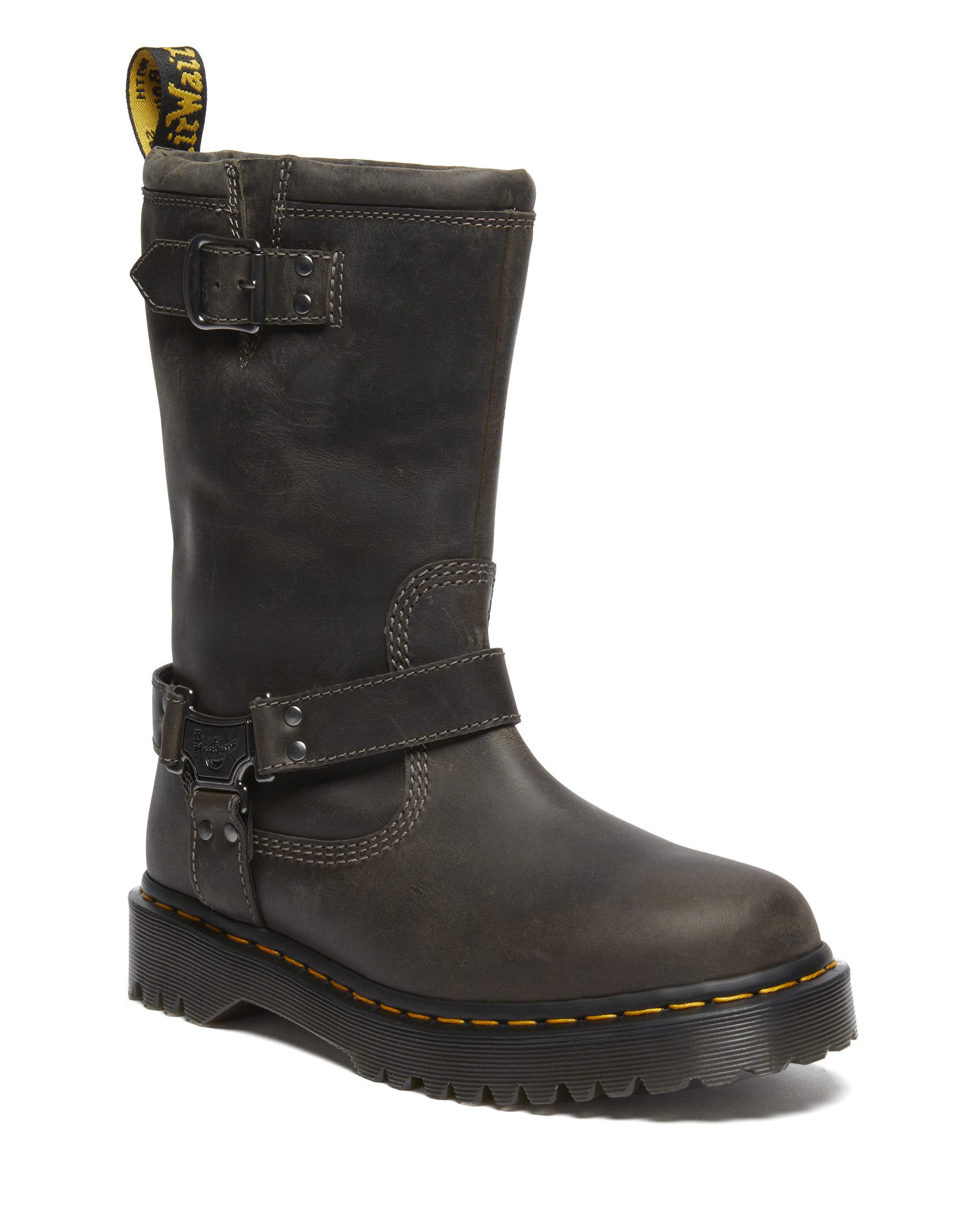 DR. MARTENS Anistone Hi burnished waxy Ankleboots (2-tlg)
