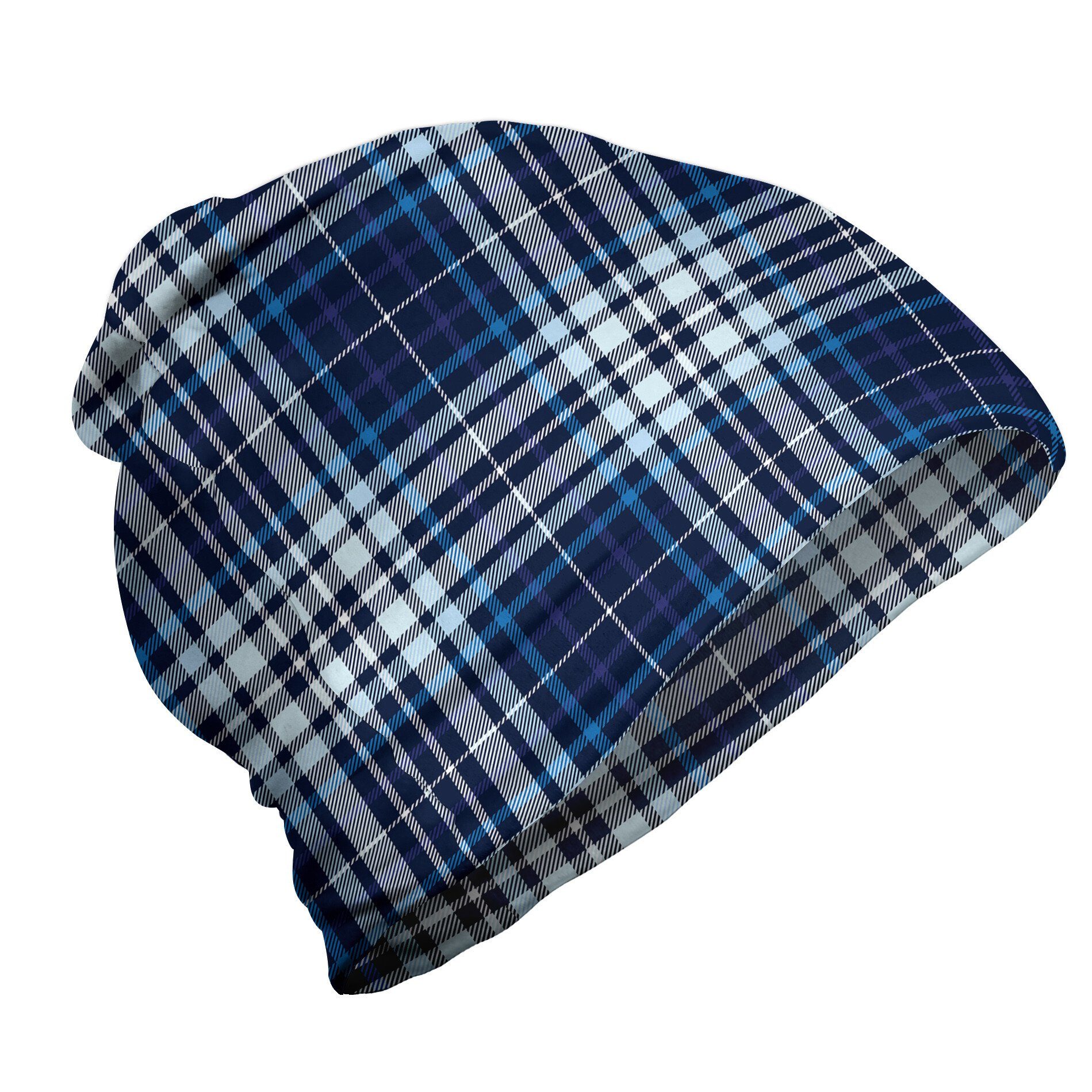 Abakuhaus Beanie Wandern im Freien Marine-Plaid Abstrakte geometrische Kunst | Beanies