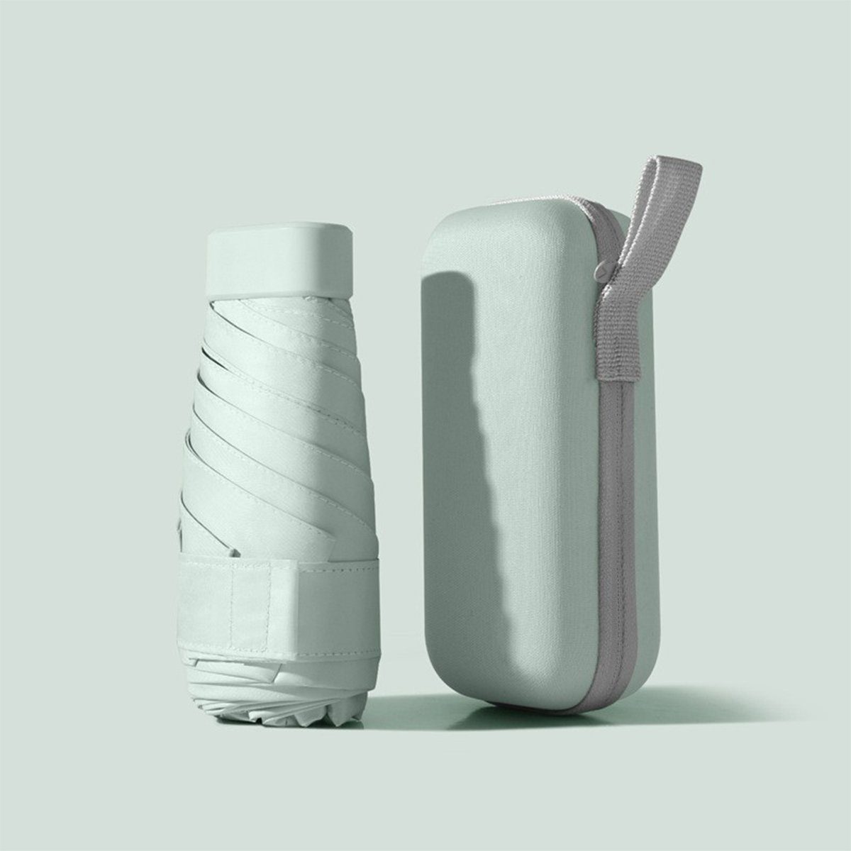 XDeer Taschenregenschirm Taschenschirm Regenschirm 6 Rippen UV Schutz Ultraleicht, Faltbar Mini Regenschirm Taschenregenschirm Sturmfest Klein