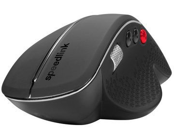 Speedlink LITIKO Ergonomisch Funk Maus Daumen-Scrollrad Mäuse (Ergonomische USB Wireless Mouse für Rechthänder, 1000 - 2400 dpi)