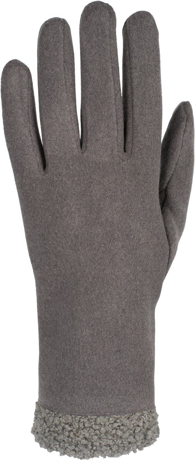 styleBREAKER Fleecehandschuhe Touchscreen Handschuhe Teddyfell (1-St) günstig online kaufen