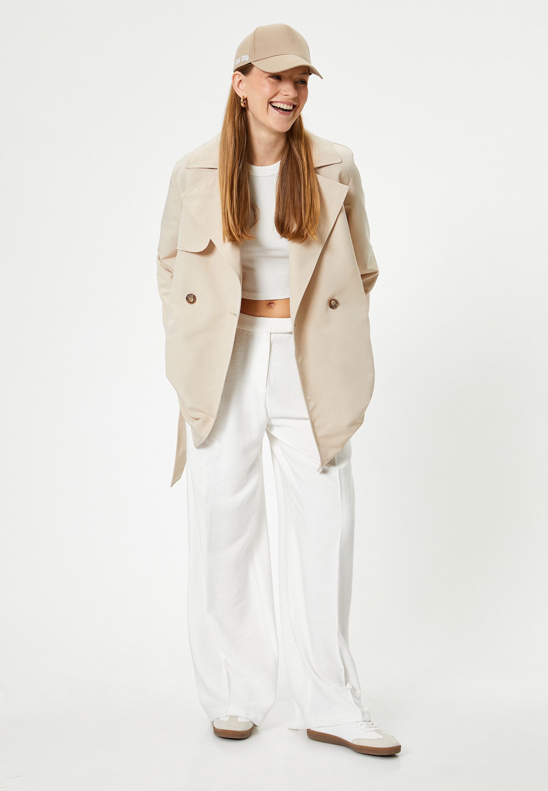 Trenchcoat Regular Mit Bauchgurt