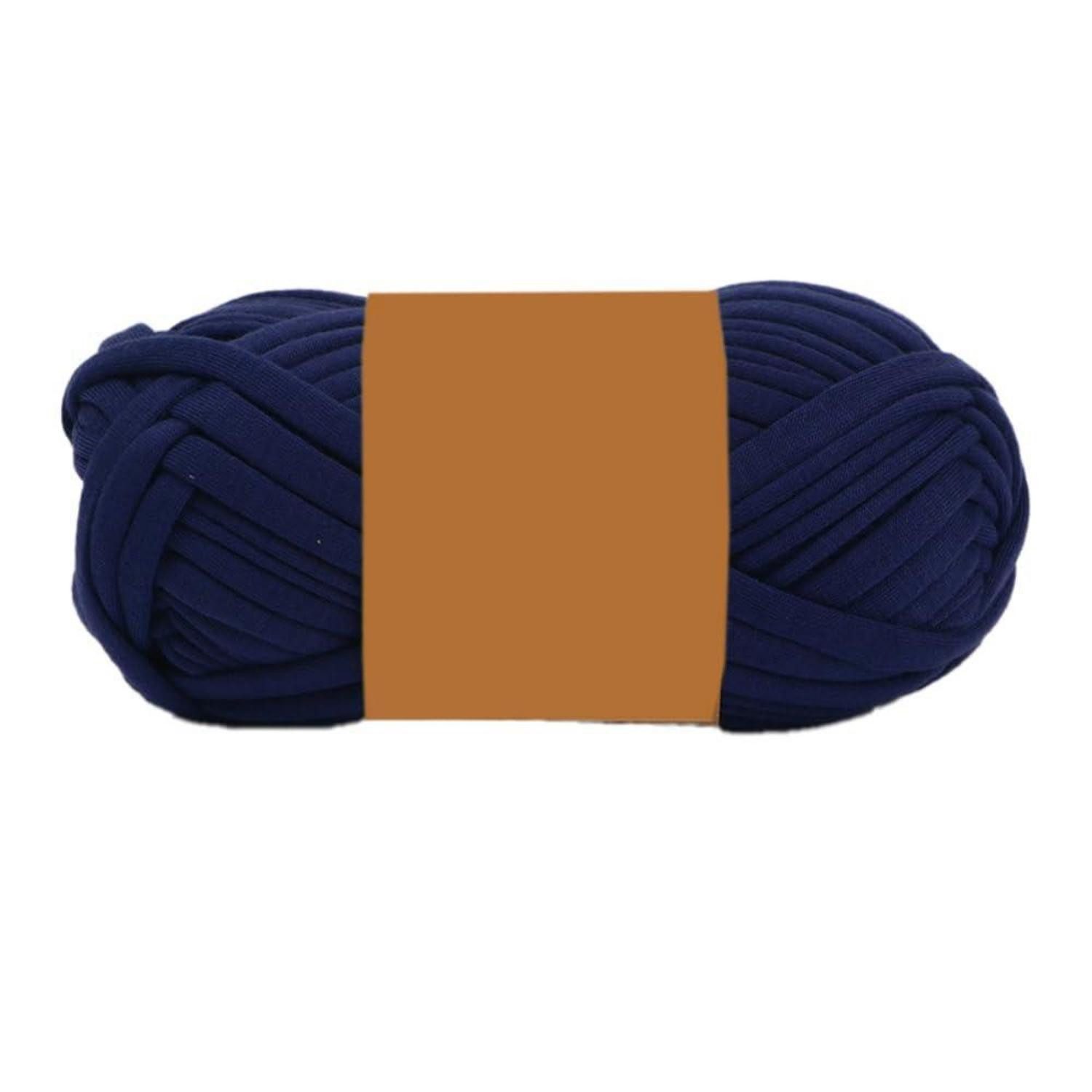 LuxusKollektion Baumwollgarn Häkel- & Strickgarn Marineblau Häkelwolle