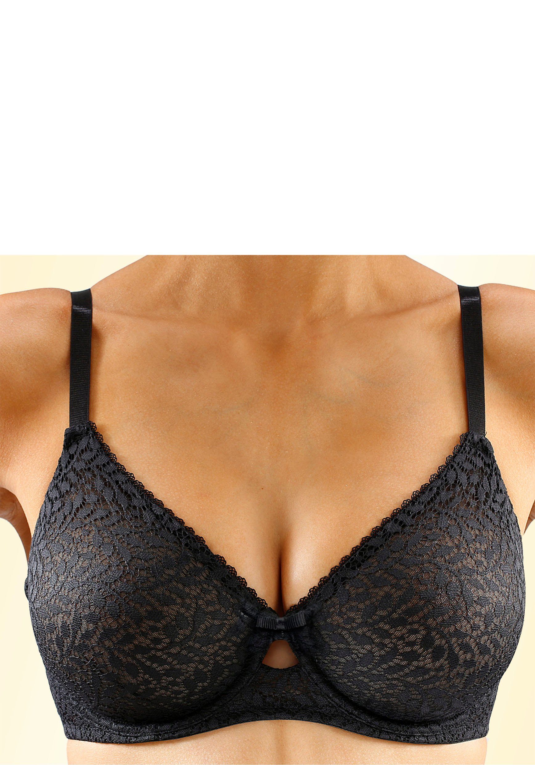 Nuance Minimizer-BH mit Bügel aus leicht transparenter Spitze – ideal für große Größen