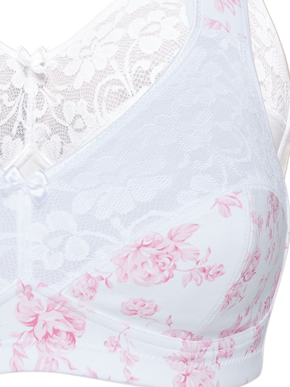 Susa Bügelloser BH 2er Sparpack Baumwoll BH Basic (Packung, 2-tlg) Stützfunktion