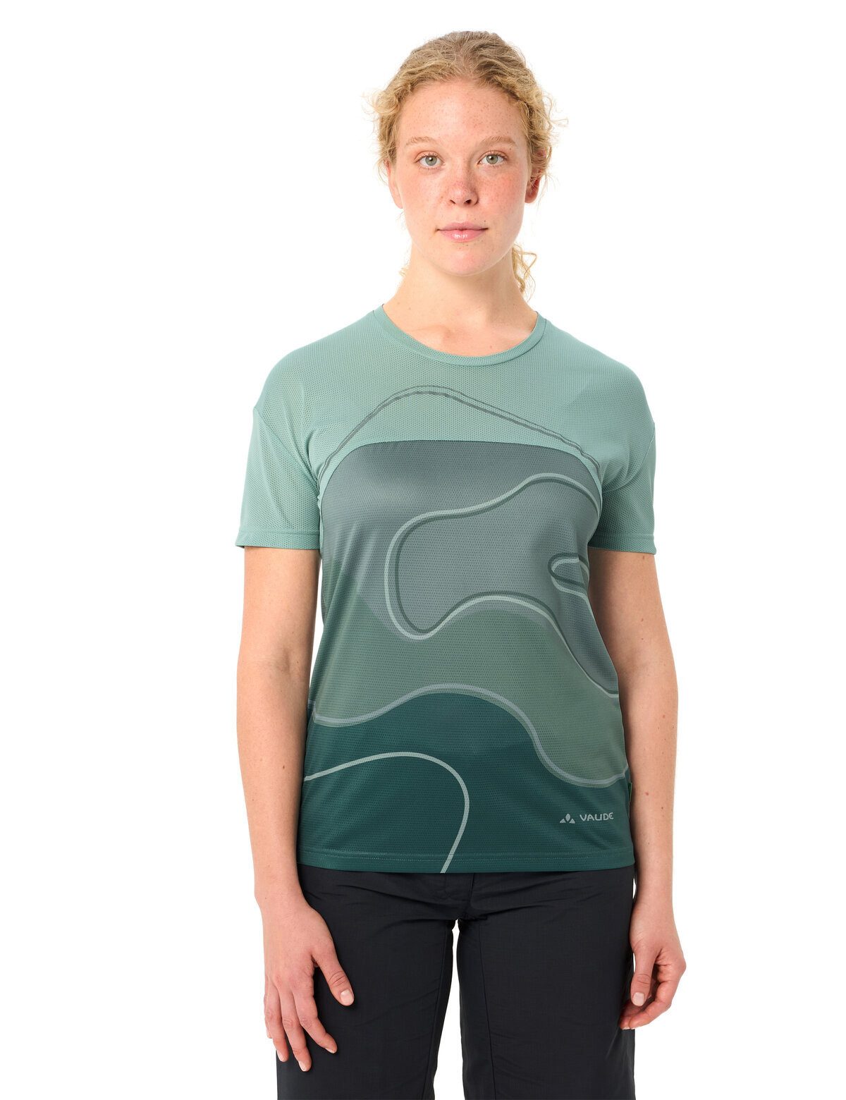 VAUDE T-Shirt Women's Moab T-Shirt VI (1-tlg) atmungsaktives und schnelltrocknendes Radshirt