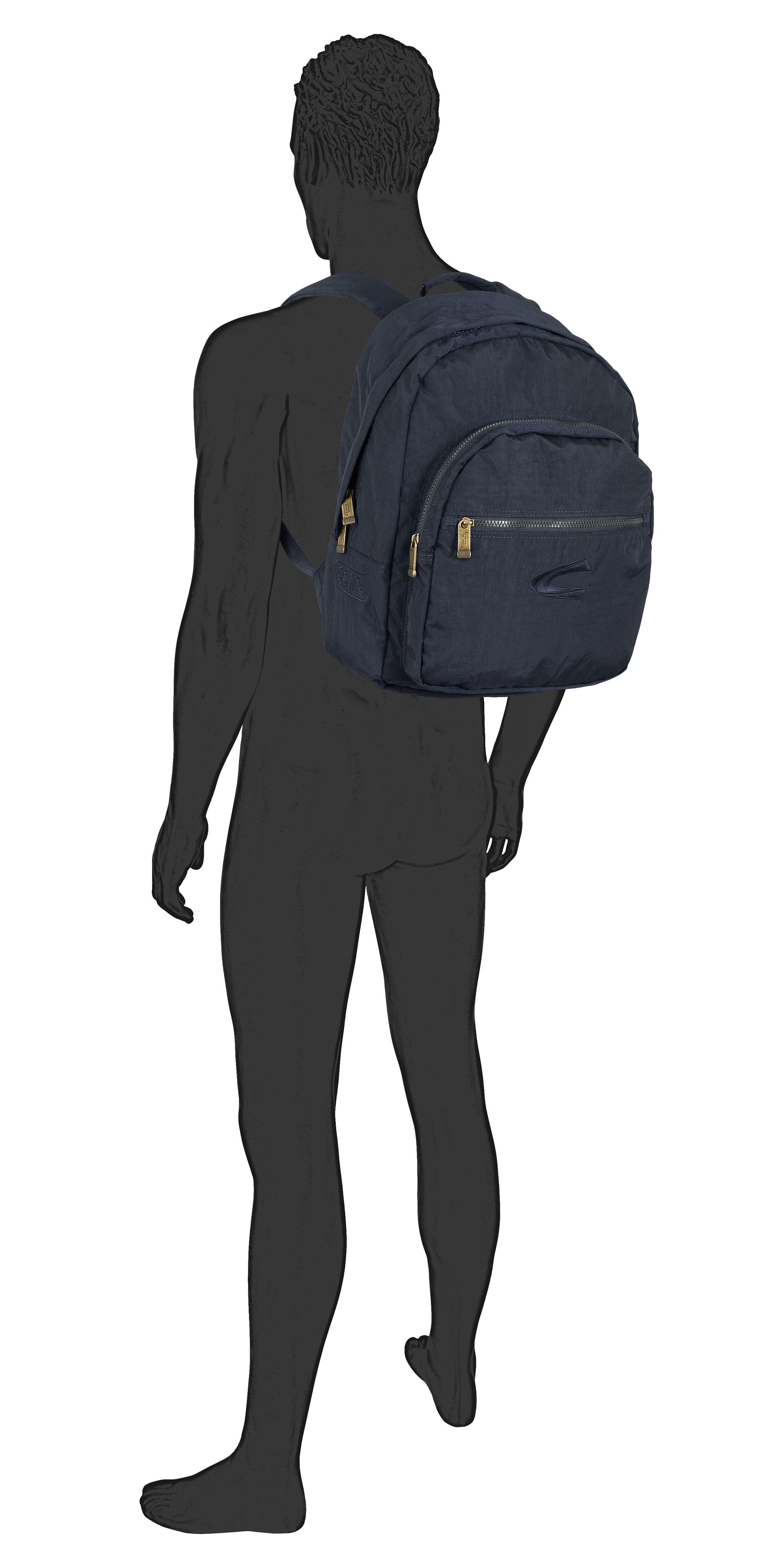 camel active Rucksack Journey, Unisex Freizeitrucksack mit Logostickerei