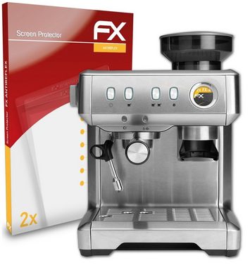 atFoliX Schutzfolie für Gastroback Design Espresso Advanced Barista, (2 Folien), Entspiegelnd und stoßdämpfend
