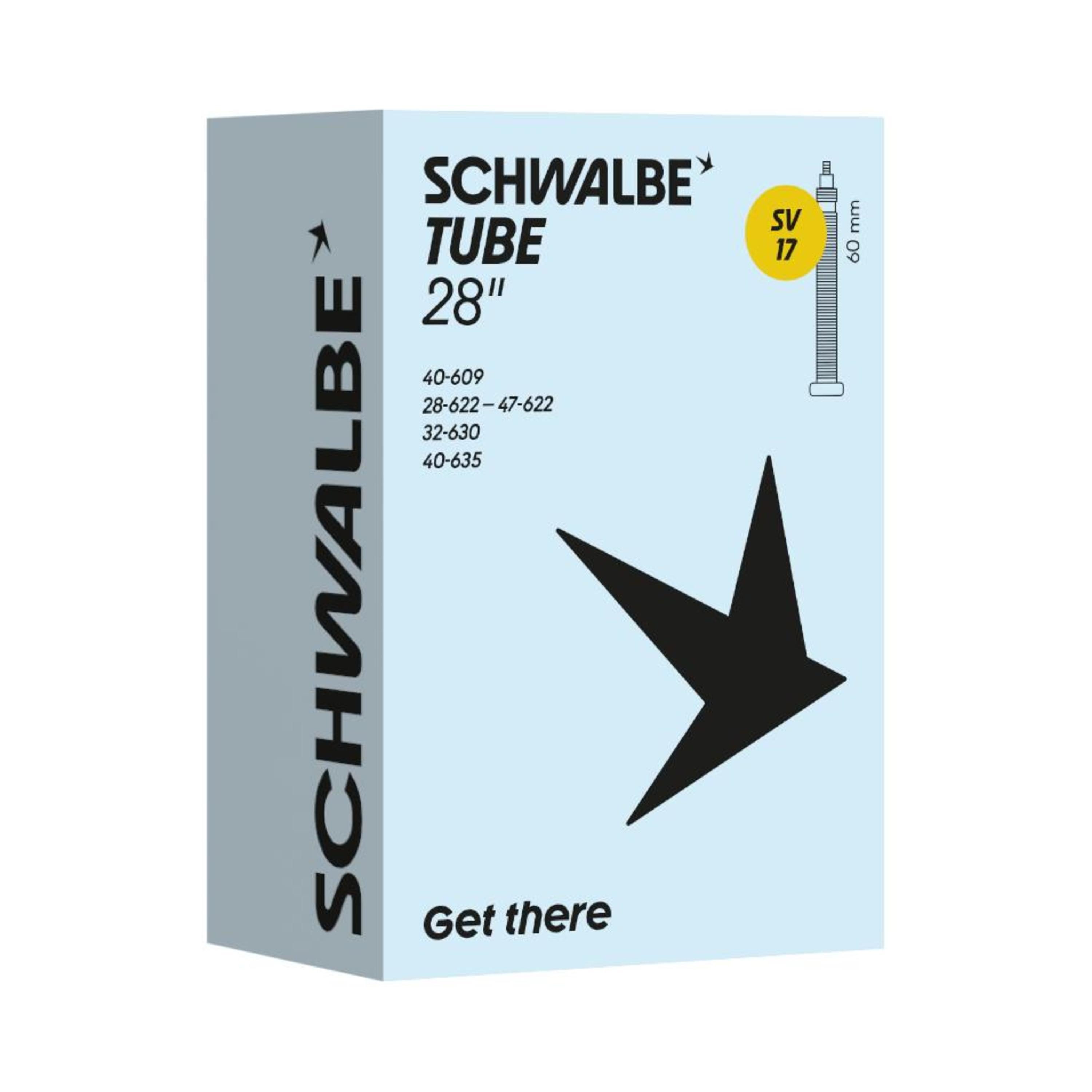 Fahrradschlauch Schwalbe Schlauch SV17 60mm (28) 28/47-622/635 Modell 2026