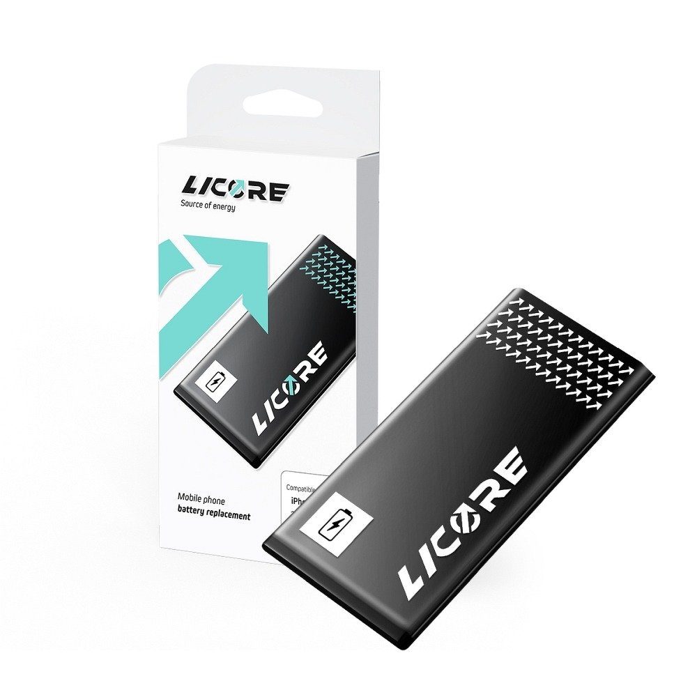 Licore Akku Ersatz kompatibel mit iPhone mAh Li-lon Austausch Batterie Accu Smartphone-Akku