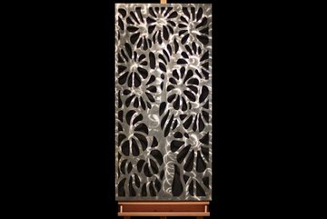 KUNSTLOFT Metallbild Unsterblicher Geist 60x120 cm, handgefertiges Wandrelief 3D