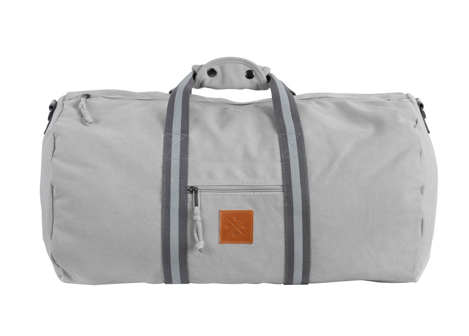 Manufaktur13 Sporttasche Canvas Duffel Bag - Sporttasche, Barrel Bag, Reisetasche, 45L Fassungsvermögen Asphalt