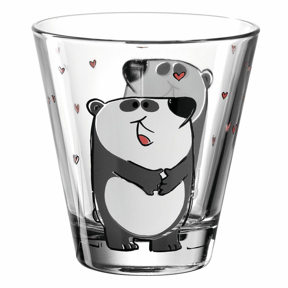 LEONARDO Kinderbecher BAMBINI Panda 120 ml, Glas