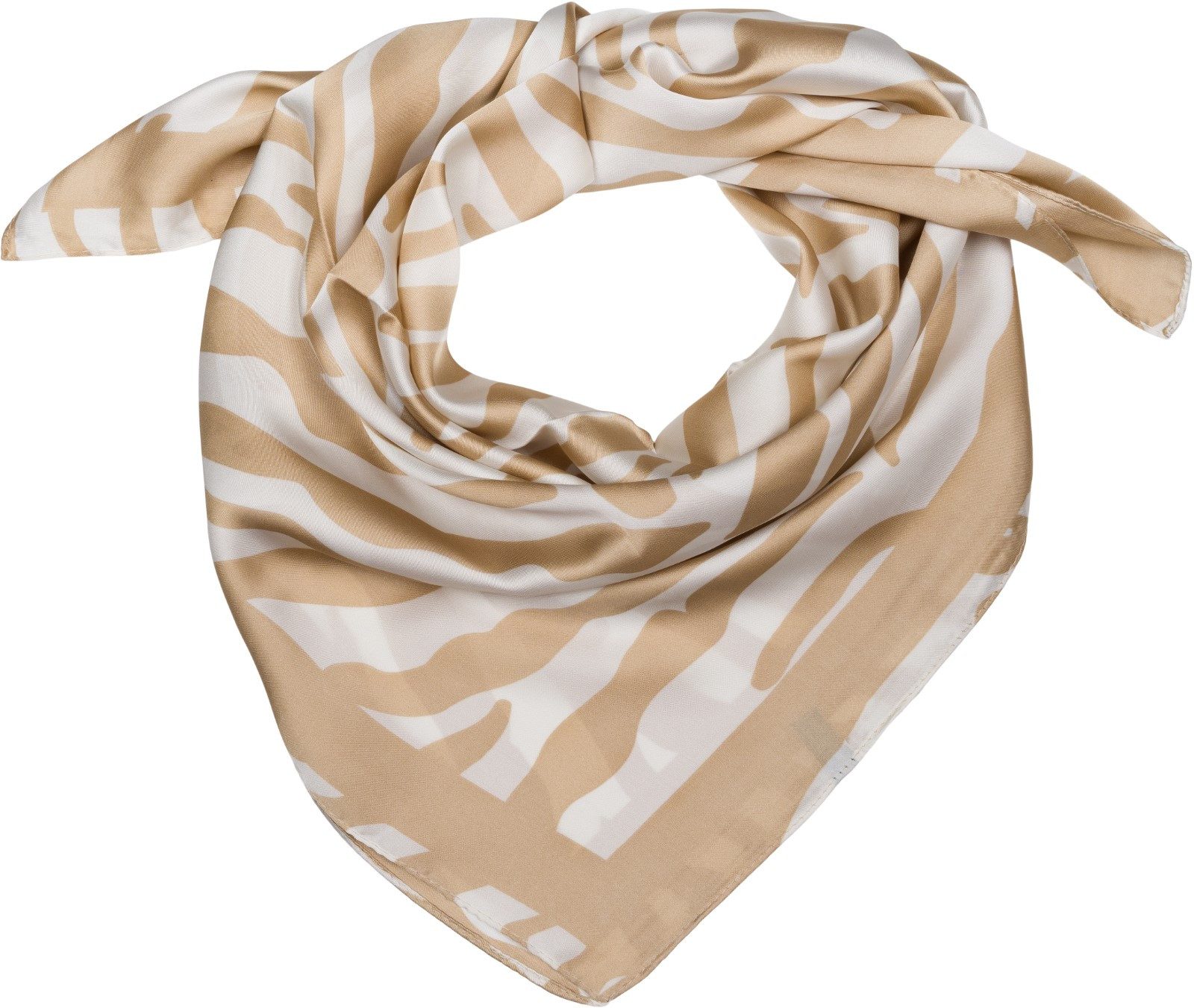 styleBREAKER Modetuch Halstuch Zebra Muster Satin Optik, (1-St) günstig online kaufen